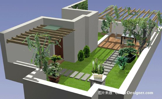 屋顶景观设计草图-清妍景观设计工程有限公司的设计师家园-欧式