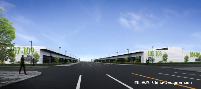 22中国西南再生资源产业基地厂房效果图-吴玉刚的设计师家园-白色