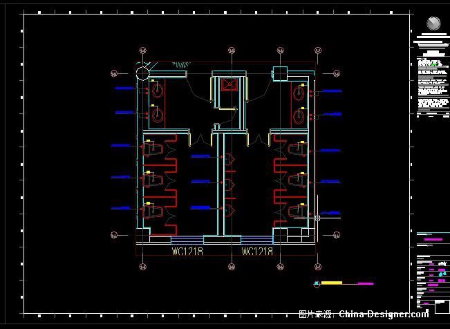 八达岭酒庄区首层上下水点位图-胡勇的设计师家园-现代