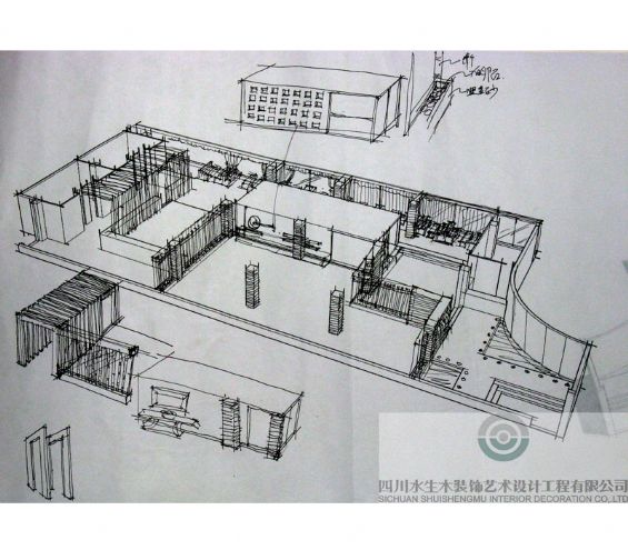 餐厅草图-秋燕的设计师家园-娱乐空间装修设计