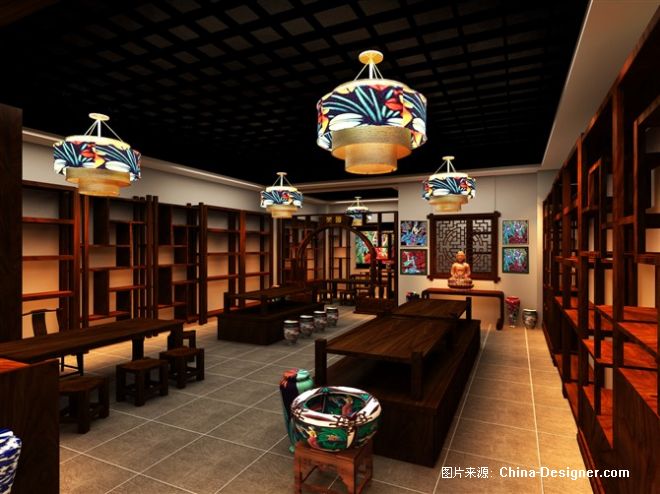 茶展厅-曲赟的设计师家园-茶楼