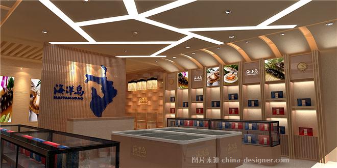 海参,专卖店,商场,店中店,边柜,室内空间,展览展示-张宁的设计师家园