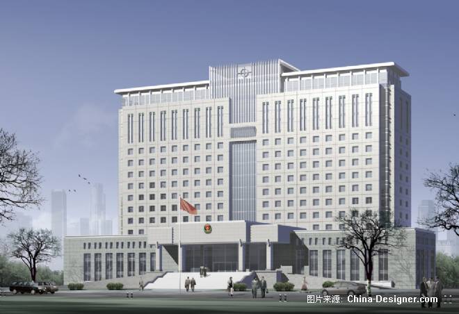 襄樊市公安局-张爱峰的设计师家园-办公楼